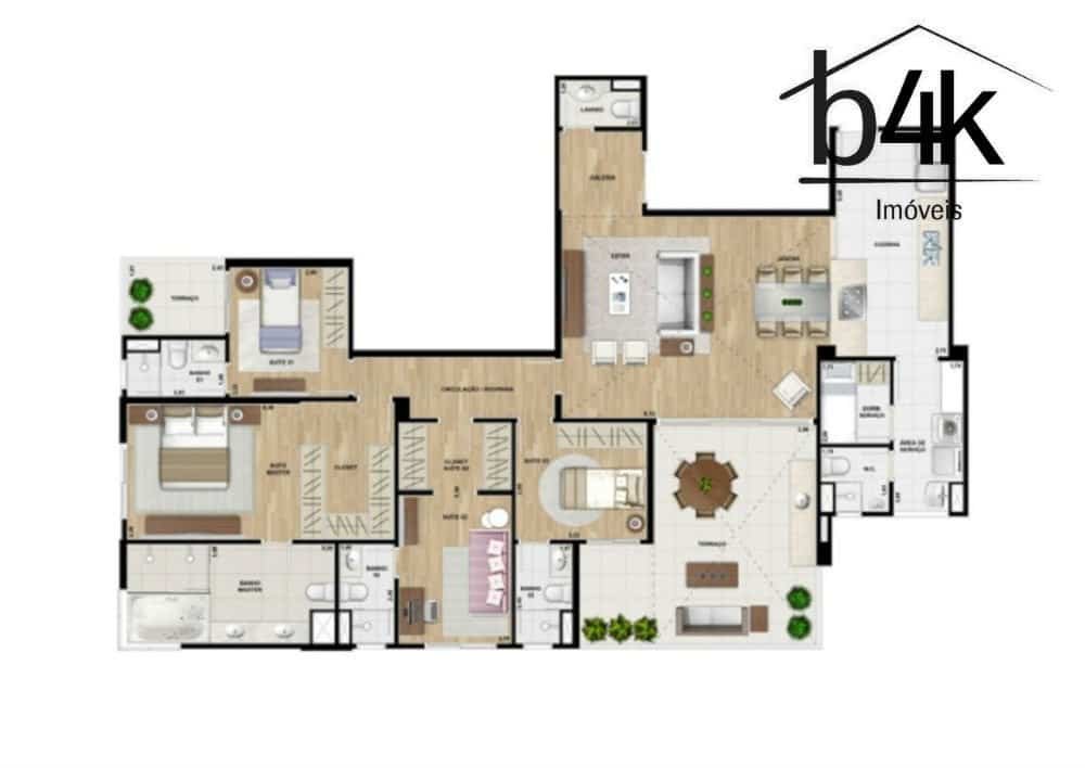 Planta Nova York Penthouses