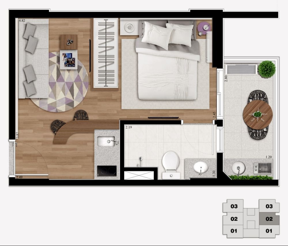 BIG Quantum Planta Tipo R01