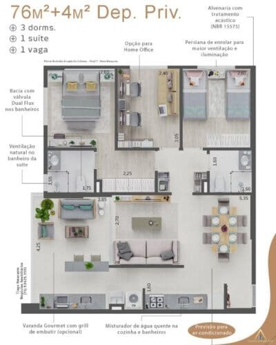 urbo vila prudente apartamento 3 dormitórios