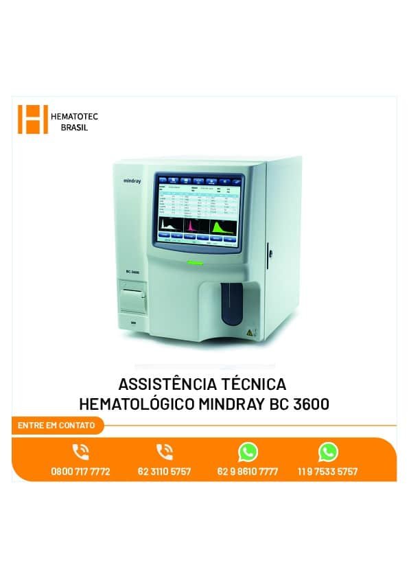 (3)-ASSISTÊNCIA TÉCNICA HEMATOLÓGICO MINDRAY BC 3600