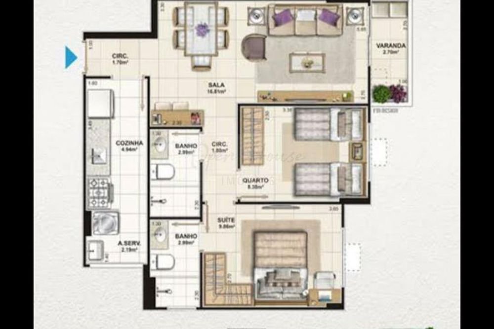 condominio spazio noronha planta