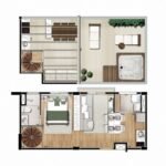 Planta Cobertura Duplex Penthouse