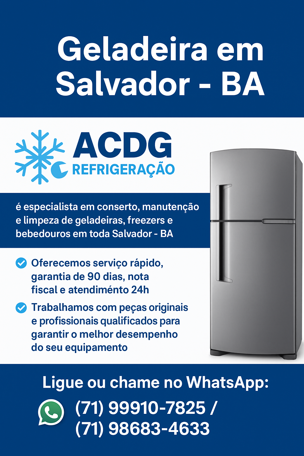 Serviço de Refrigeração em Salvador
