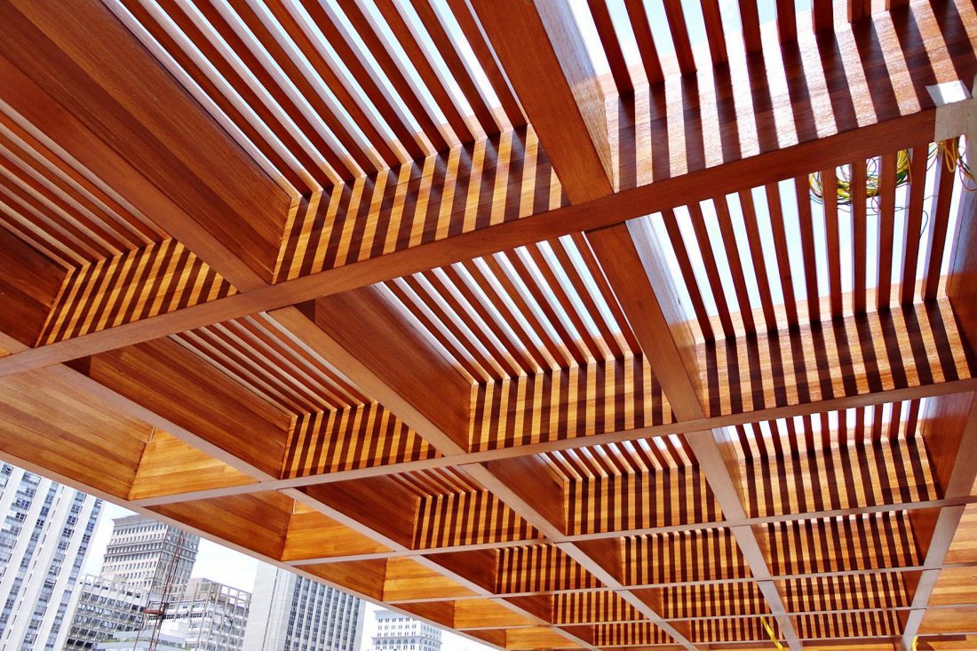 Pergolado de Madeira, Limpeza de telhados