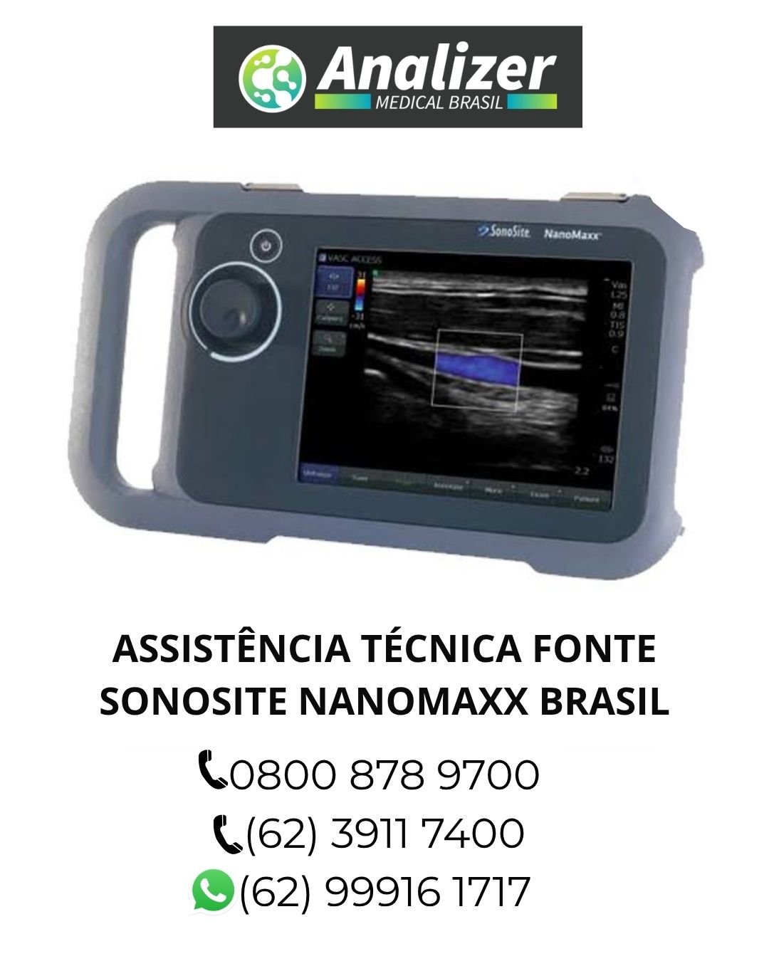 ASSISTÊNCIA TÉCNICA FONTE SONOSITE NANOMAXX BRASIL