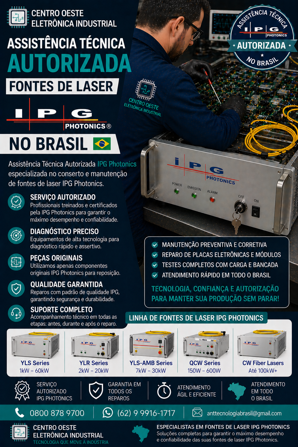 ASSISTÊNCIA-TÉCNICA-AUTORIZADA-FONTES-DE-LASER-IPG-PHOTONICS-NO-BRASIL