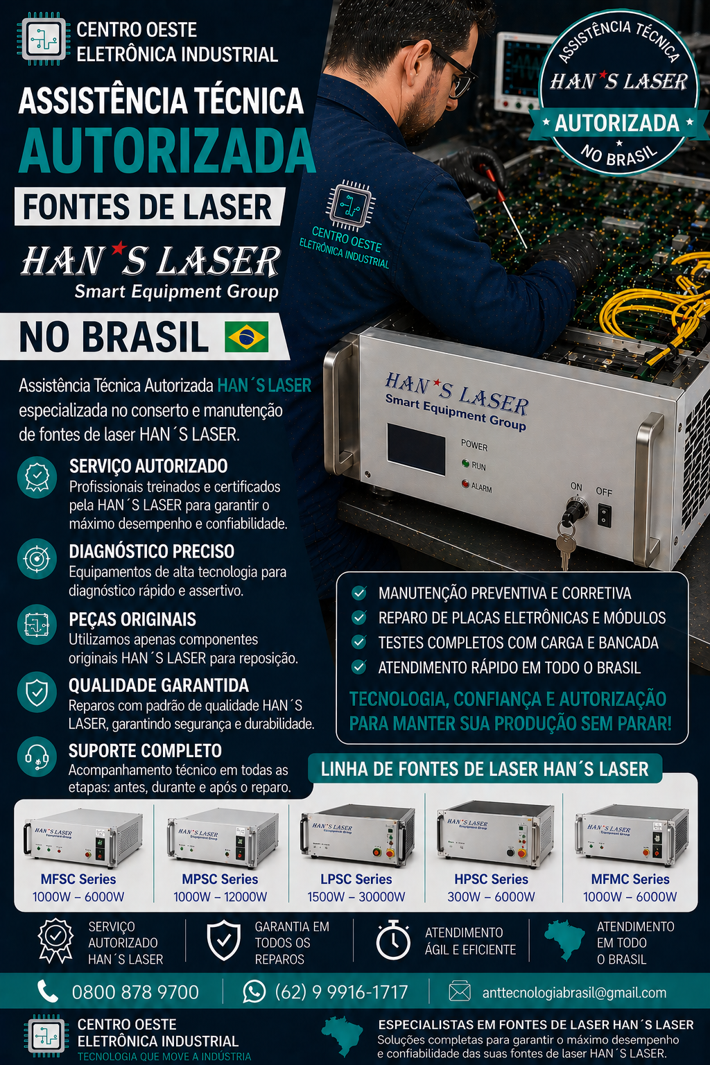ASSISTÊNCIA-TÉCNICA-AUTORIZADA-FONTES-DE-LASER-HAN´S-LASER-NO-BRASIL