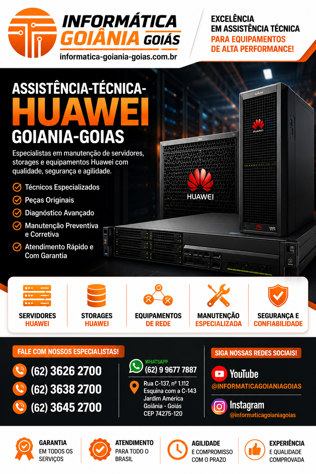 1-ASSISTÊNCIA-TECNICA-HUAWEI-GOIÂNIA-GOIÁS - www.informatica-goiania-goias.com.br