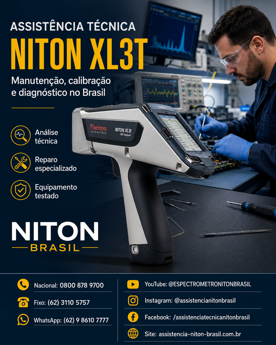 1-ASSISTÊNCIA-TÉCNICA-ANALISADOR-XRF-NITON-XLT-3-BRASIL