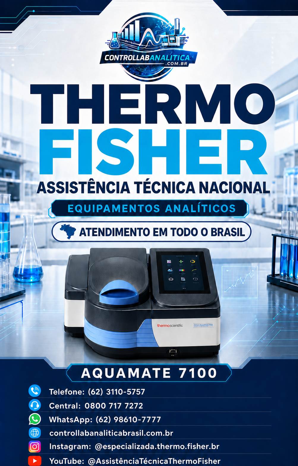 ASSISTENCIA-TECNICA-NACIONAL-THERMO-FISHER-AQUAMATE-7100-BRASIL